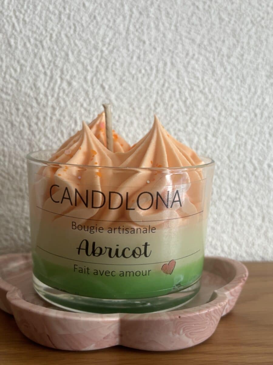 BOUGIE GOURMANDE ABRICOT