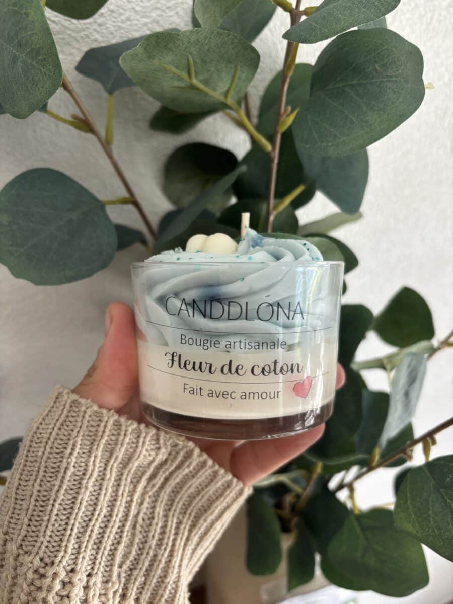 BOUGIE GOURMANDE FLEUR DE COTON