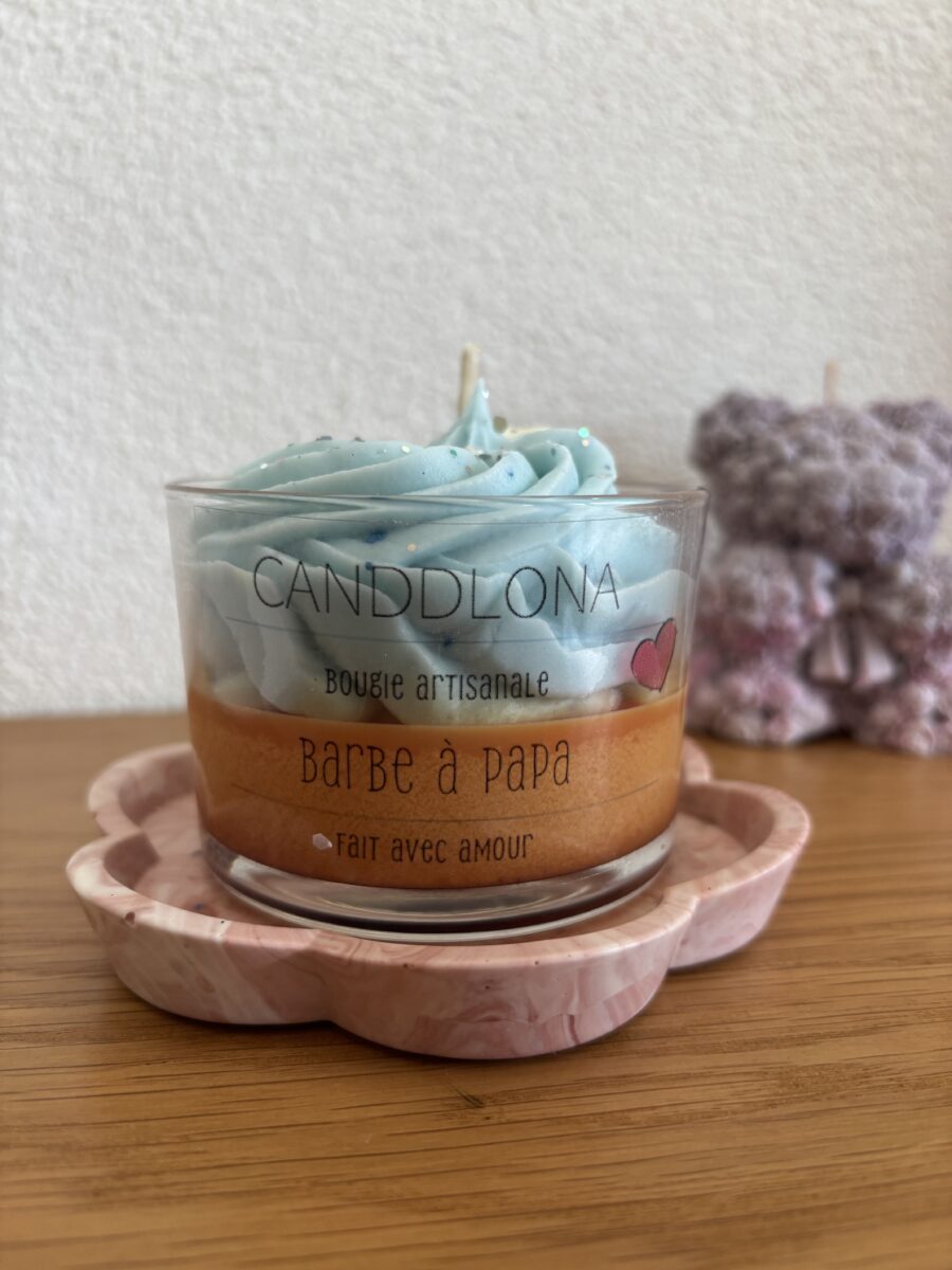 BOUGIE GOURMANDE BARBE A PAPA
