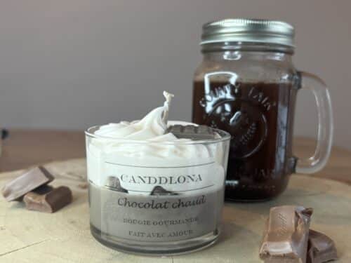 BOUGIE GOURMANDE CHOCOLAT CHAUD