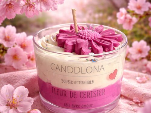 BOUGIE GOURMANDE FLEUR DE CERISIER