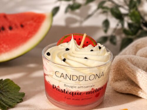 BOUGIE GOURMANDE PASTEQUE MELON